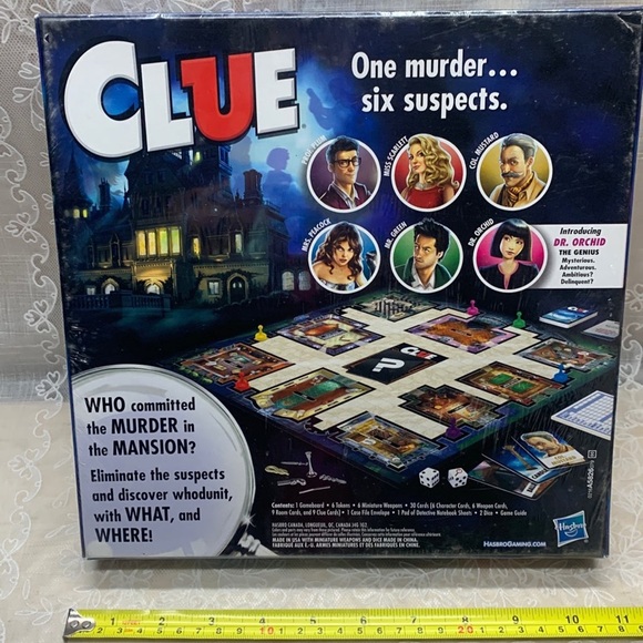New Hasbro Clue Game-Classic Mystery Game - Picture 5 of 7